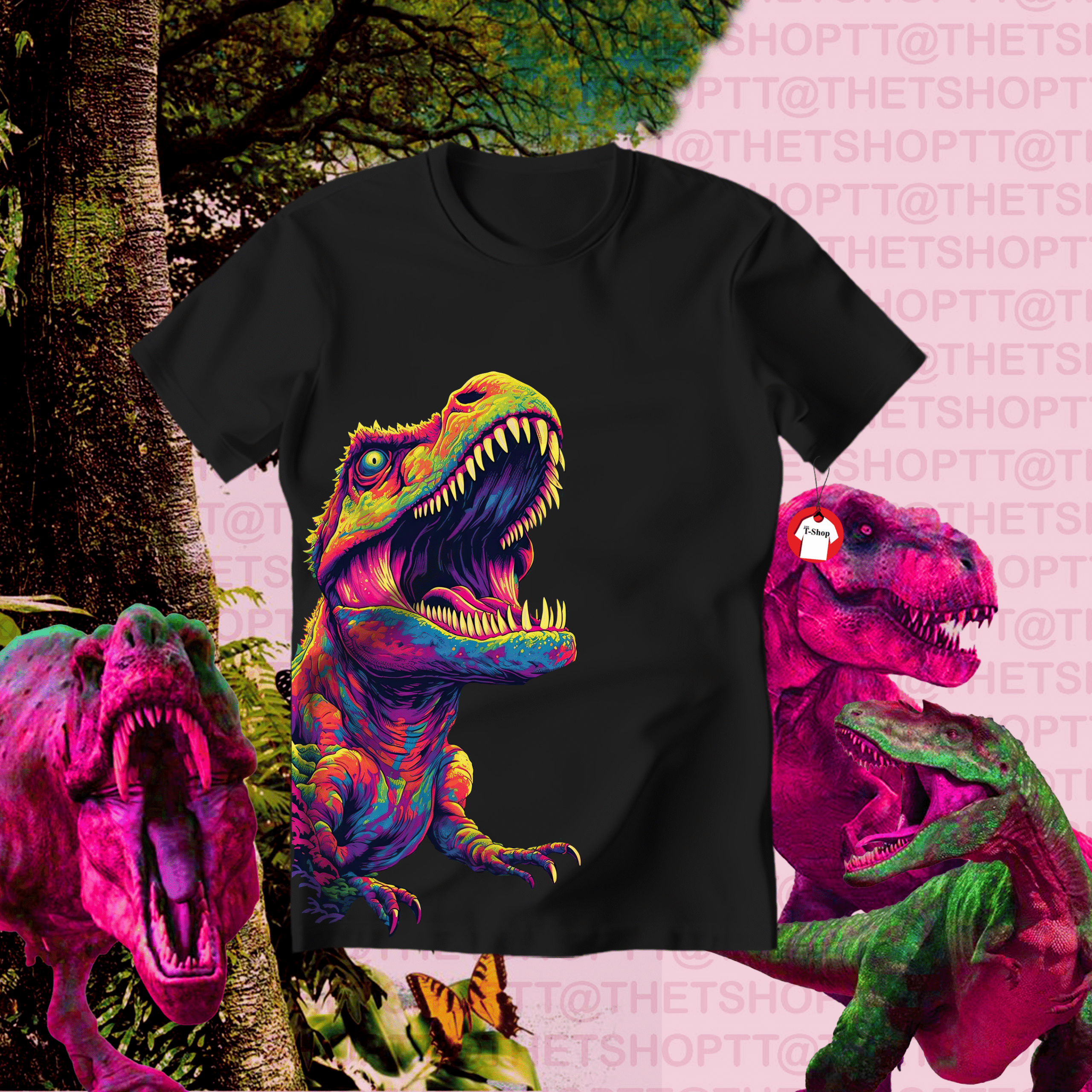 Colour Dino Tee