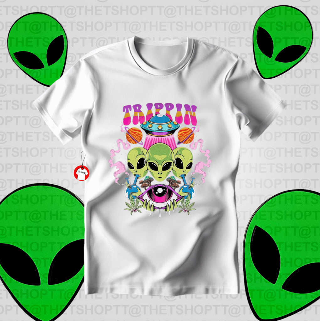 Trippin Alien mock up