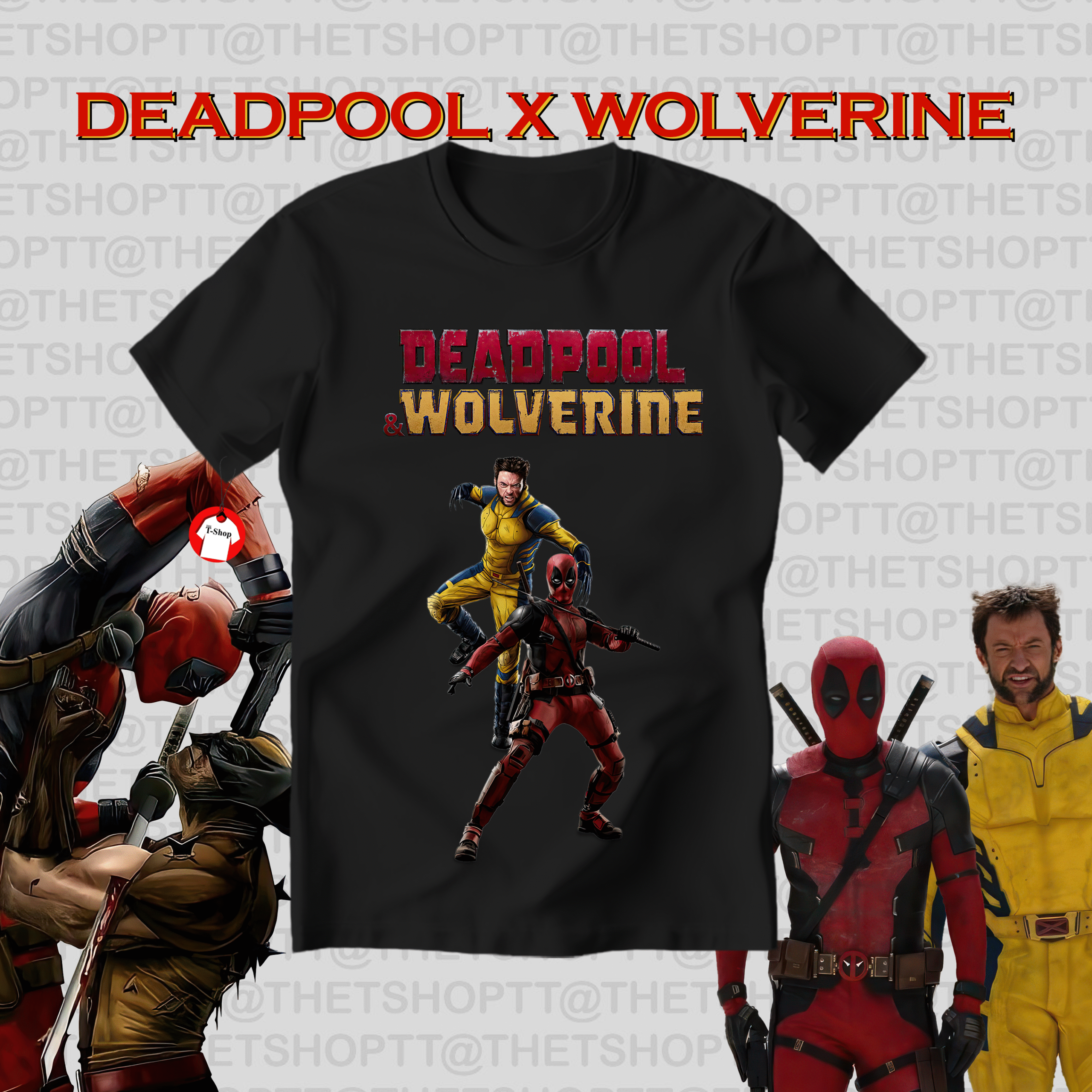 Deadpool and Wolverine Tee