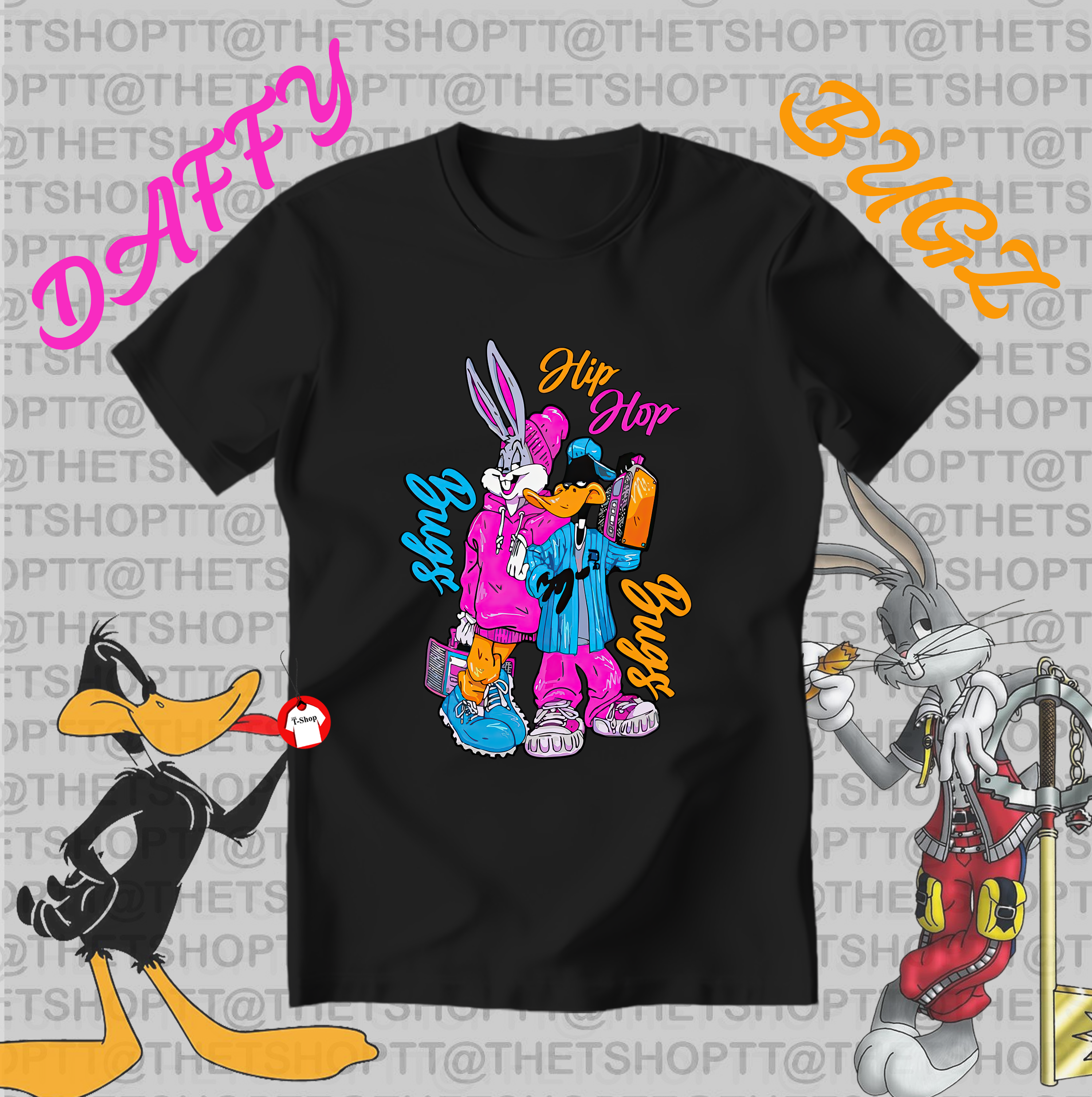 Daffy Duck and Bugs Bunny Tee