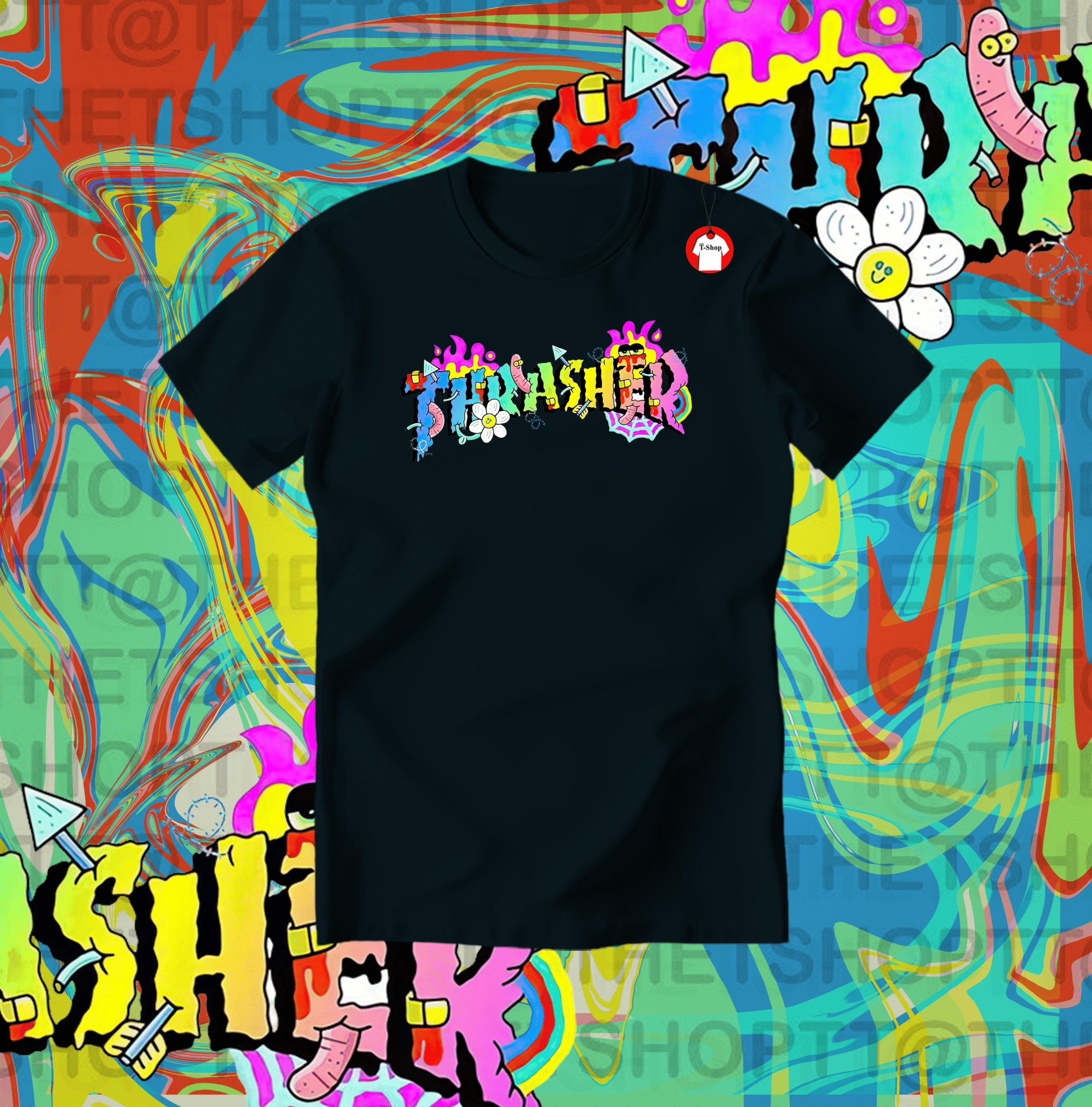 Rainbow Thrasher Tee