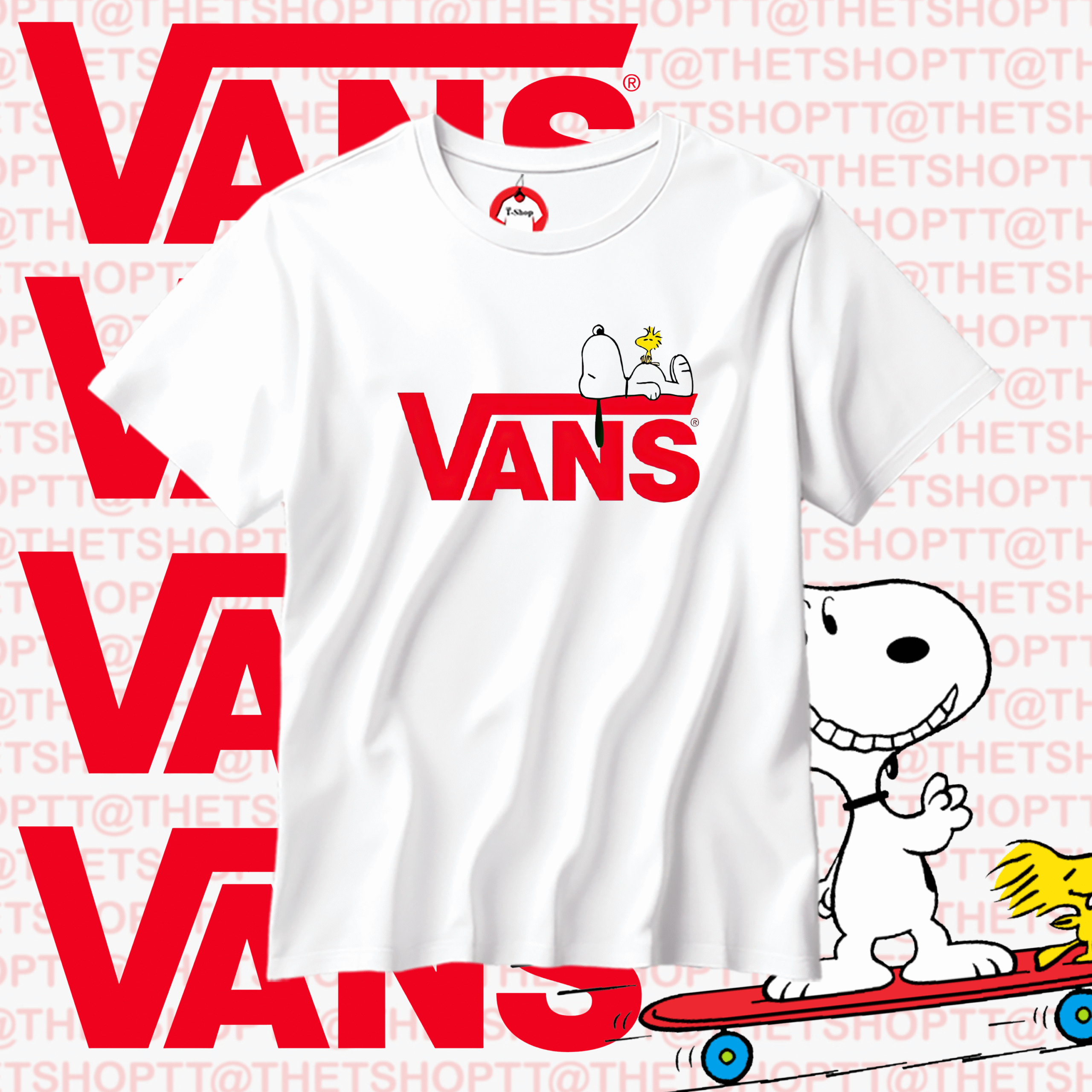 Snoopy Vans Tee